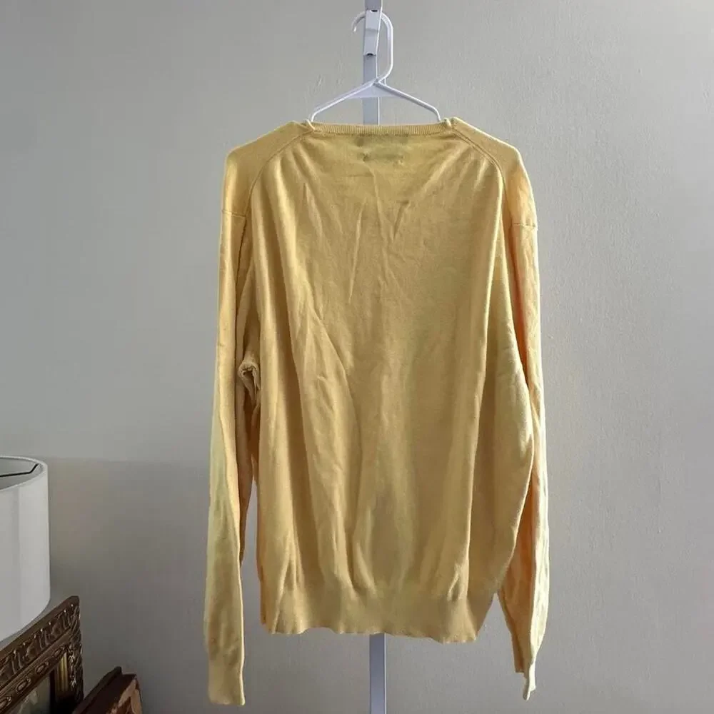Polo ralph lauren yellow v neck